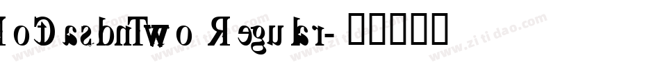 NotCaslonTwo Regular字体转换